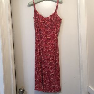 Ann Taylor Loft size 8 paisley strappy dress
